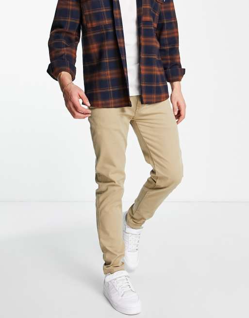 Chinos color crema de corte slim XX de Levi's