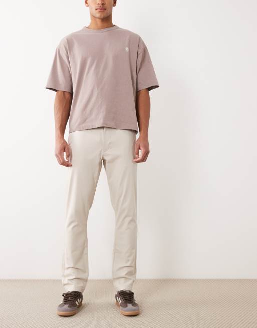 Chinos de corte slim en color piedra de ASOS DESIGN