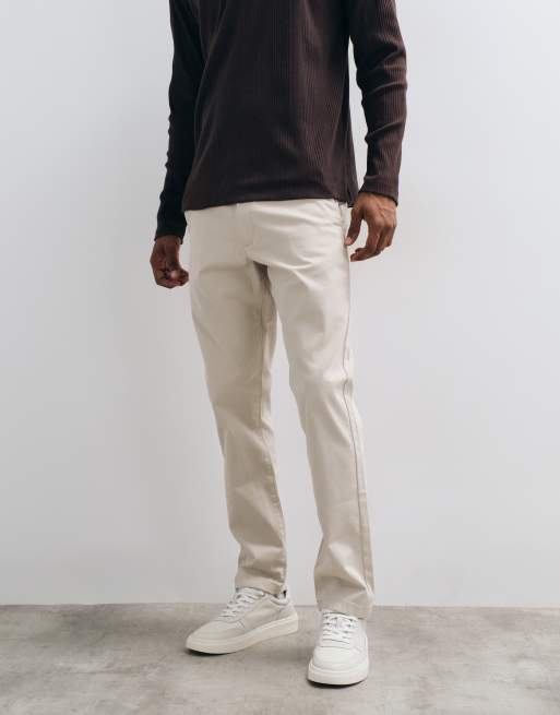Chinos de corte slim en color piedra de ASOS DESIGN, 2 de 5
