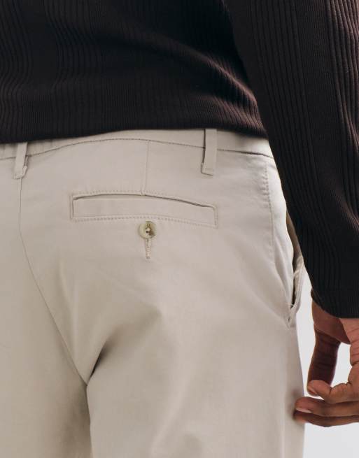 Chinos de corte slim en color piedra de ASOS DESIGN, 5 de 5