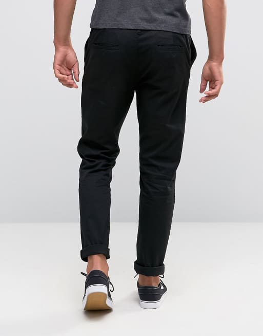 Chinos de corte slim negros Charn de ASOS DESIGN, 2 de 4