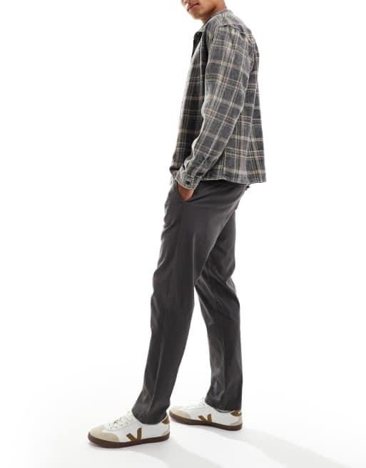 Chinos grises de corte suelto de JJ Rebel, 3 de 5