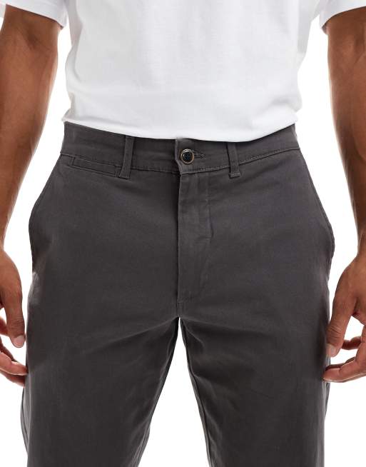 Chinos grises de corte suelto de JJ Rebel, 4 de 5