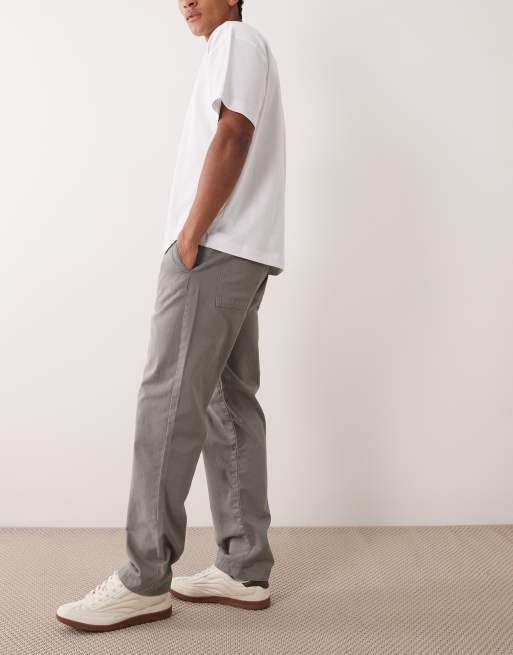 Chinos grises de pernera recta de ASOS DESIGN, 3 de 5