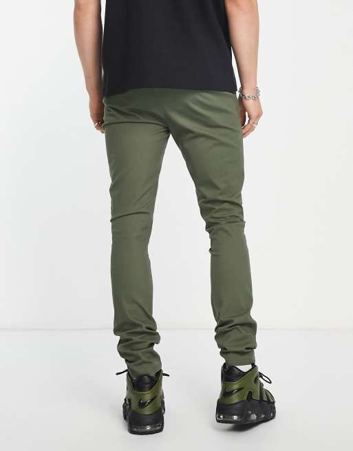 Chinos muy ajustados en caqui de ASOS DESIGN, 2 de 4