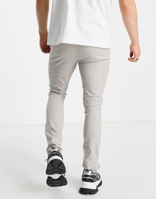 Chinos muy ajustados en color piedra de ASOS DESIGN, 2 de 4