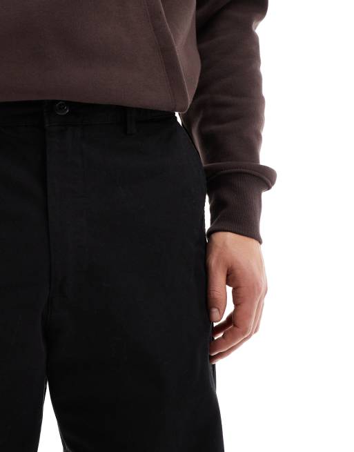 Chinos negros de corte skater de tejido antidesgarros Evan de Jack & Jones, 3 de 5