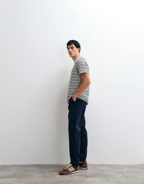 Chinos tapered azul marino de ASOS DESIGN - view 1