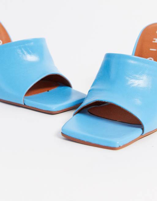 Aqua mules on sale