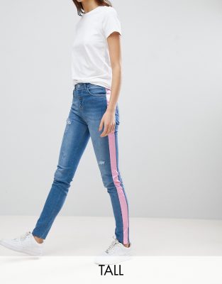 new side stripe jeans