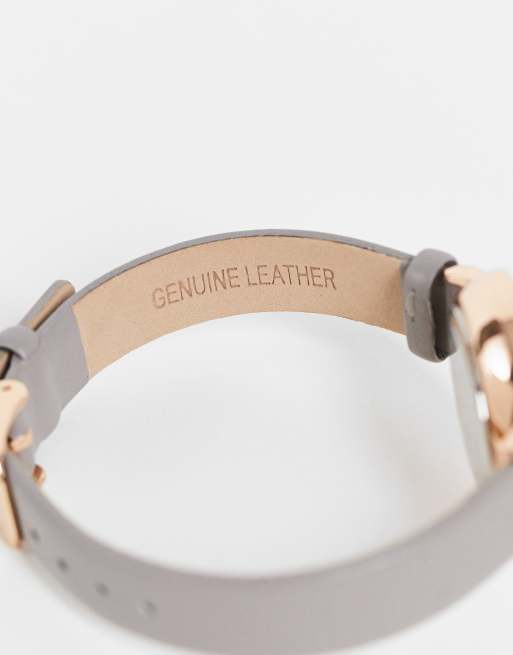 Genuine leather montre online femme