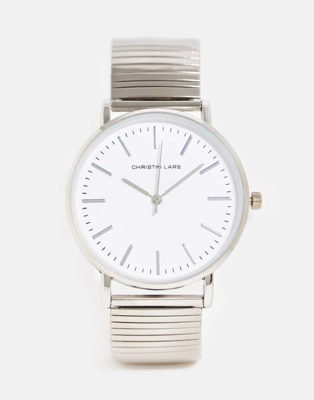 Christin Lars classic bracelet watch in silver