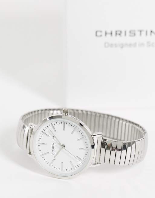 Christin Lars - Orologio con bracciale color argento