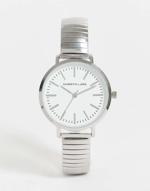 Christin Lars - Orologio con bracciale color argento, 2 di 4