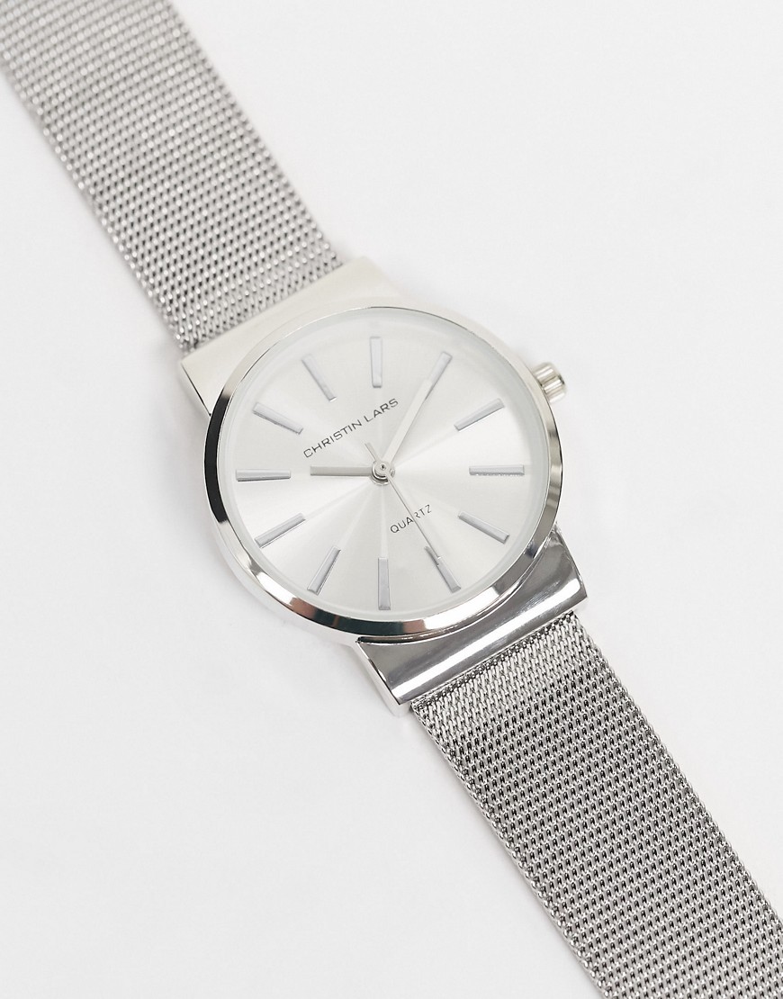 Christin Lars - Smal horloge in zilver