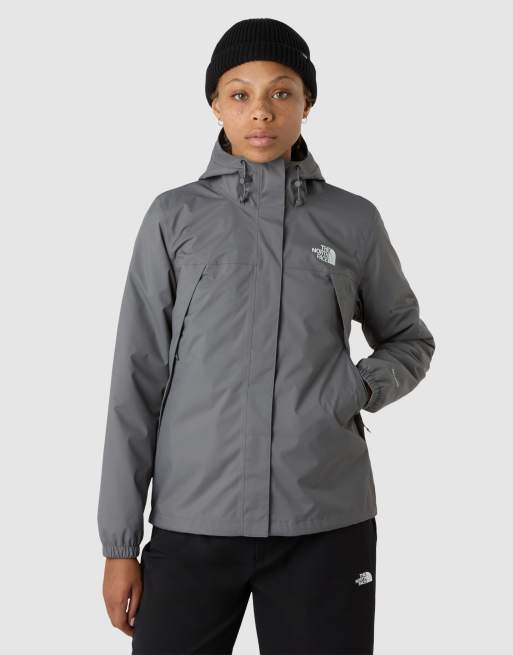 Chubasquero color perla ahumado Antora de The North Face