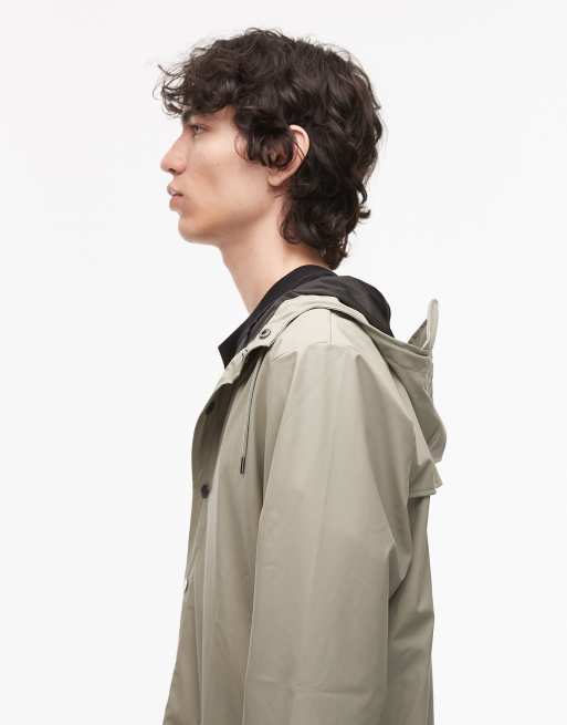Chubasquero corto verde tenue 12010 de Rains, 4 de 5