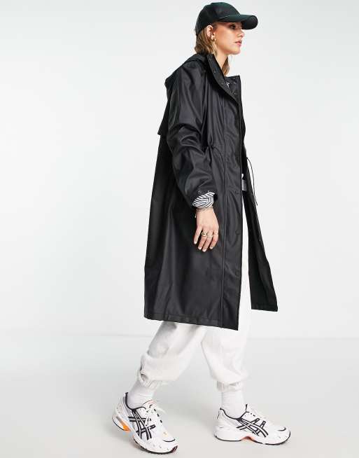  MODFUL Chubasquero impermeable para mujer, chaqueta impermeable  con capucha ligera, Negro - : Ropa, Zapatos y Joyería