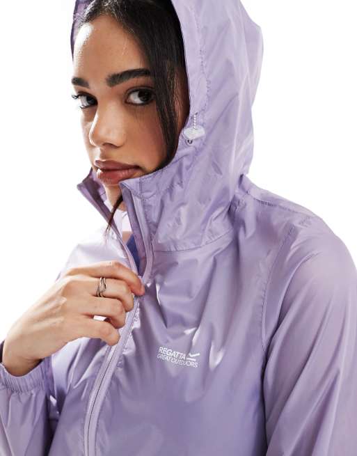Chubasquero morado impermeable para mujer Pack-It III de Regatta - Main Image