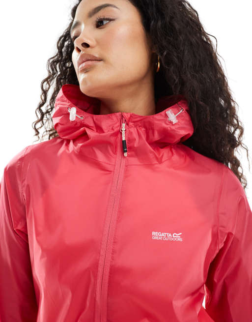 Chubasquero rosa impermeable para mujer Pack-It III de Regatta ASOS