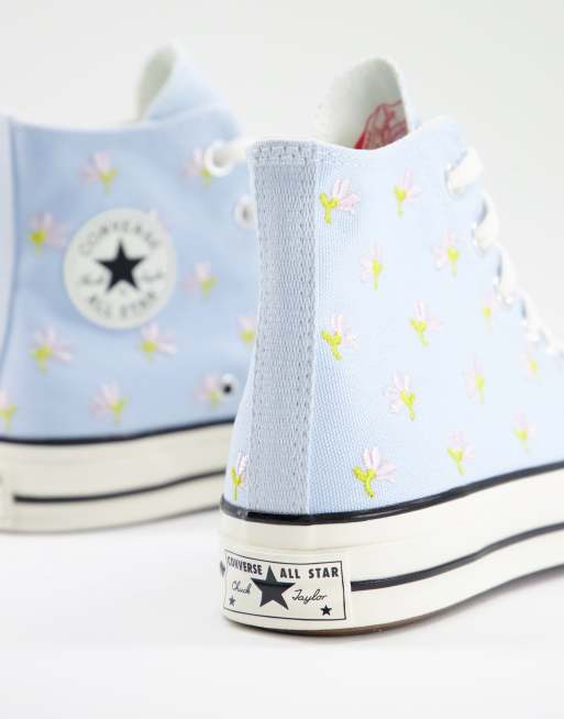 Top 45 Images Blue Embroidered Converse Vn 5984