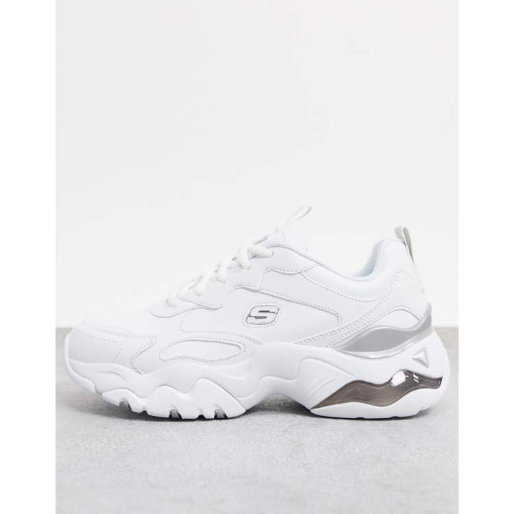 viernes reflejar reservorio Chunky sneakers blancas D/Lites 3.0 Air de Skechers | ASOS