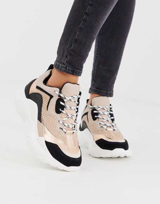 steve madden chunky trainers black