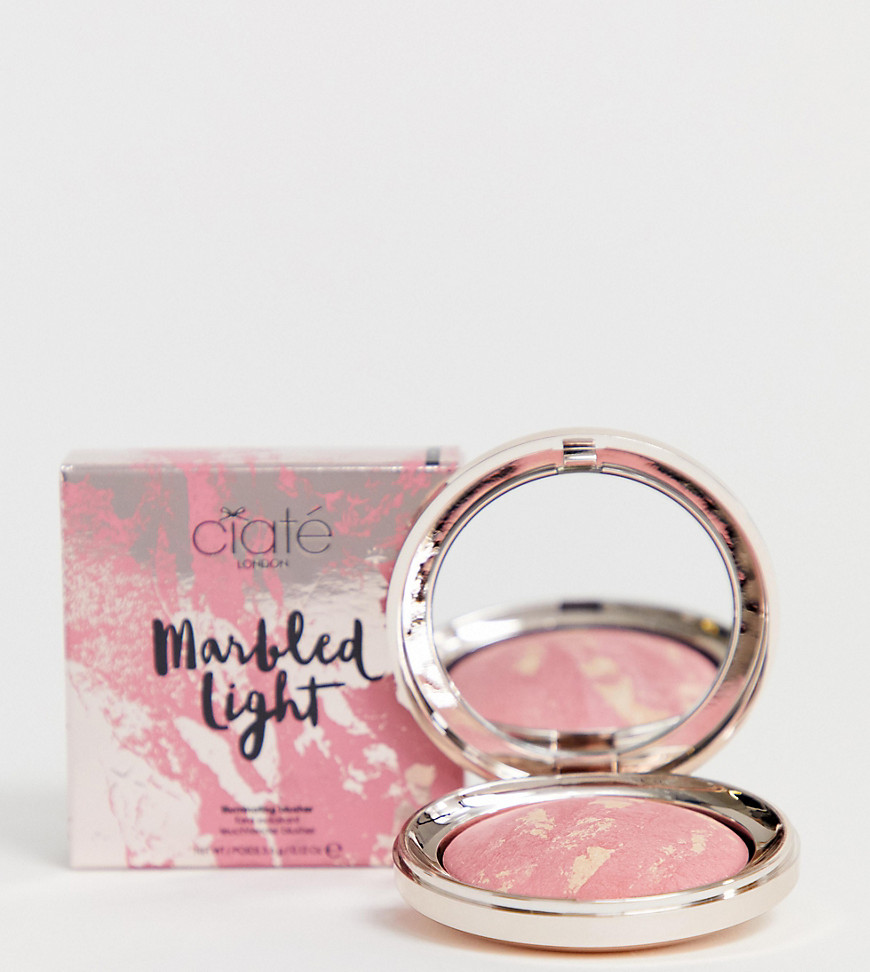 Ciate London X ASOS – EXCLUSIVE – Marbled Light Illuminating Blush - Dusk-Pink