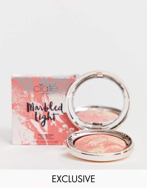 Ciate London X ASOS EXCLUSIVE – Marbled Light Illuminating Blush – Rozświetlający róż do policzków – Flare