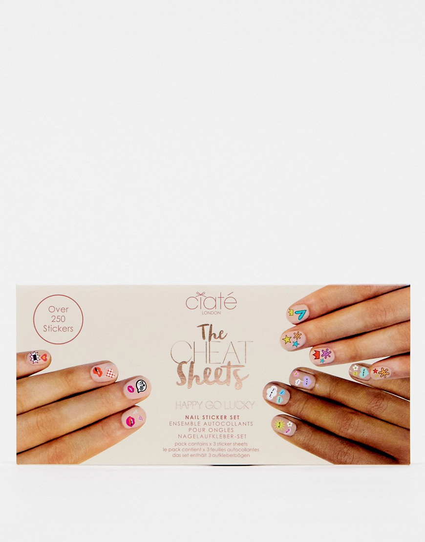 Ciate The Cheat Sheets Happy Go Lucky Nail Stickers-Multi