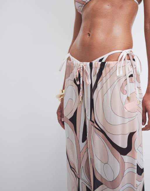 Cin Cin Oasis wide leg pants in mars beige, 5 of 5