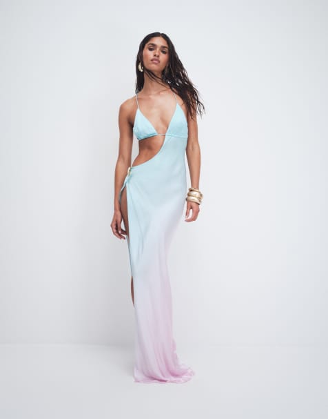 Cin Cin Villa Moonstone cut out maxi dress in gelato - view 1