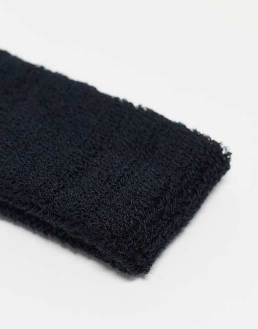 Cinta para el pelo negra unisex con logo Swoosh de Nike, 4 de 4