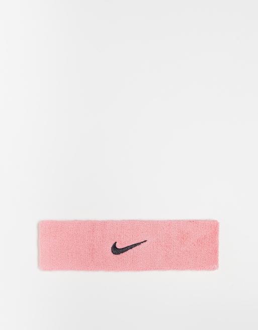 Cinta el pelo rosa unisex con logo Swoosh de Nike | ASOS