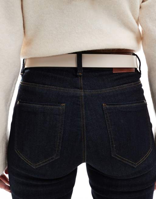 Cinturón blanco hueso con hebilla en el mismo tono de Tommy Jeans, 3 de 4