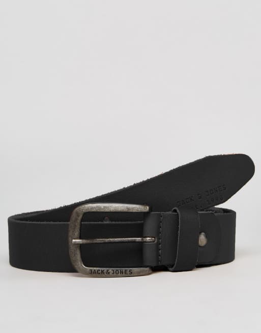 Cinturón de cuero de Jack & Jones