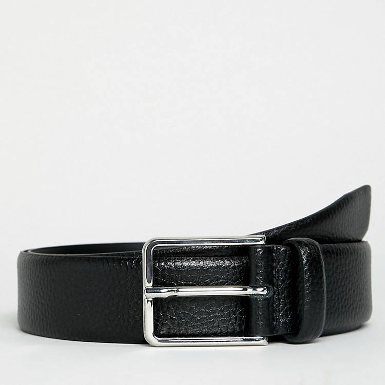 de.corp by Esprit Cintur\u00f3n de cuero negro look casual Accesorios Cinturones Cinturones de cuero 