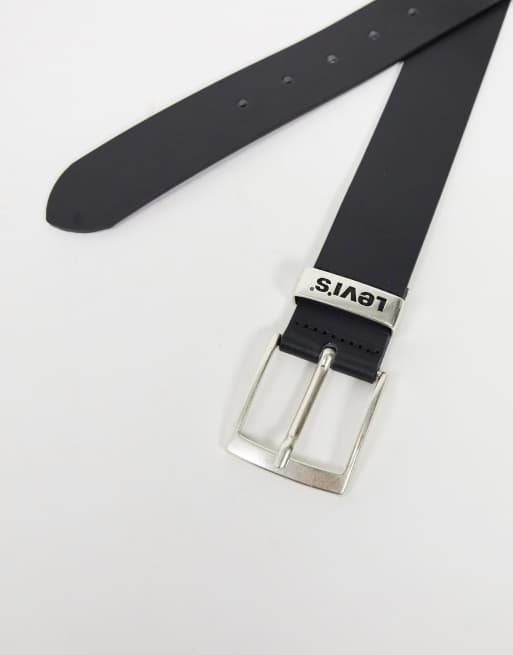 Cinturón de cuero negro New Ashland de Levi's, 2 de 4