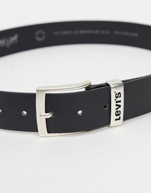 Cinturón de cuero negro New Ashland de Levi's, 4 de 4