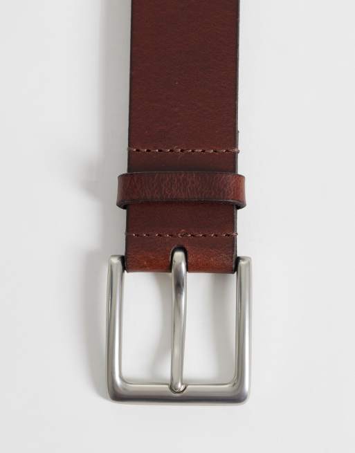 Cinturón marrón con herrajes dorados de Abercrombie & Fitch, 3 de 3