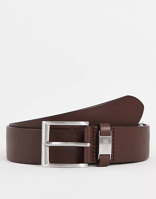 Hombre Cinturones | Cinturón marrón Connio de Boss - SQ28619