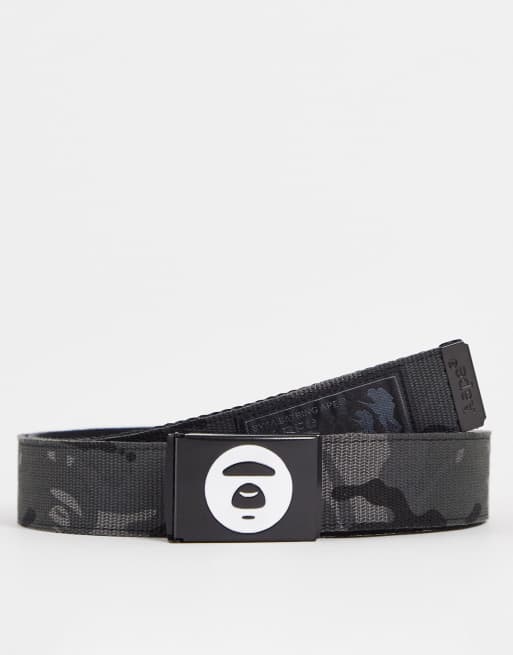 Cinturón multicolor con logo estampado de AAPE