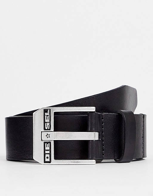 Hombre Cinturones | Cinturón negro Bluestar de Diesel - IK18305