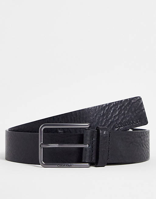 Hombre Cinturones | Cinturón negro clásico de Calvin Klein - NT25632