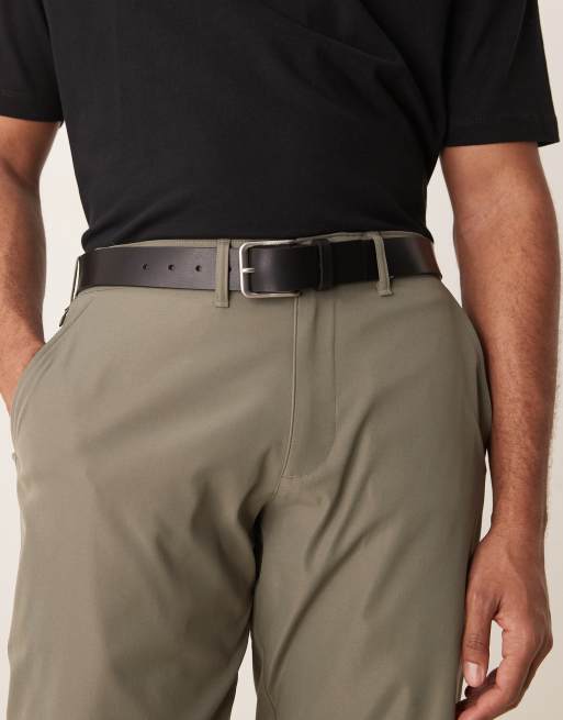 Cinturón negro de 35 mm con hebilla de Calvin Klein Jeans