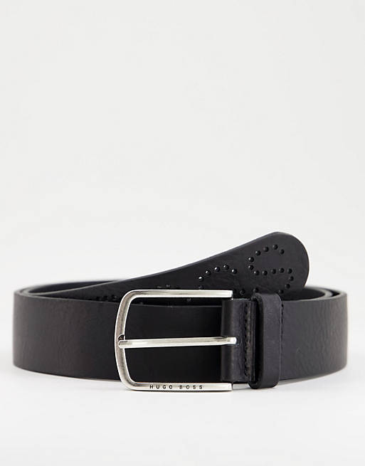 Hombre Cinturones | Cinturón negro Sander de Boss - ZR40447