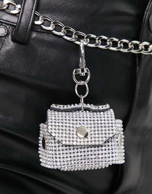 Cinturón plateado de cadena con bolsito de strass de ASOS DESIGN, 4 de 4