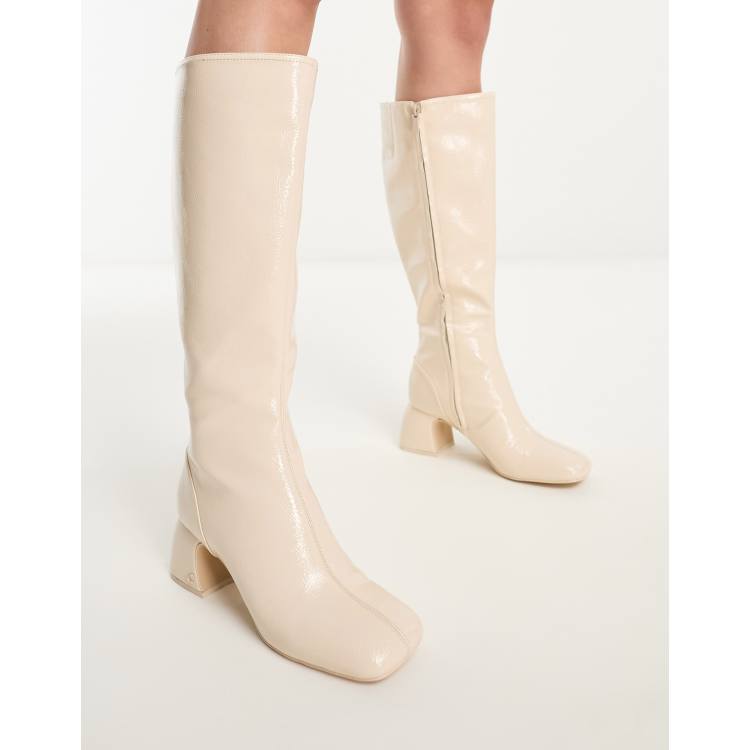 luxella hotfix embellishment over the knee boots