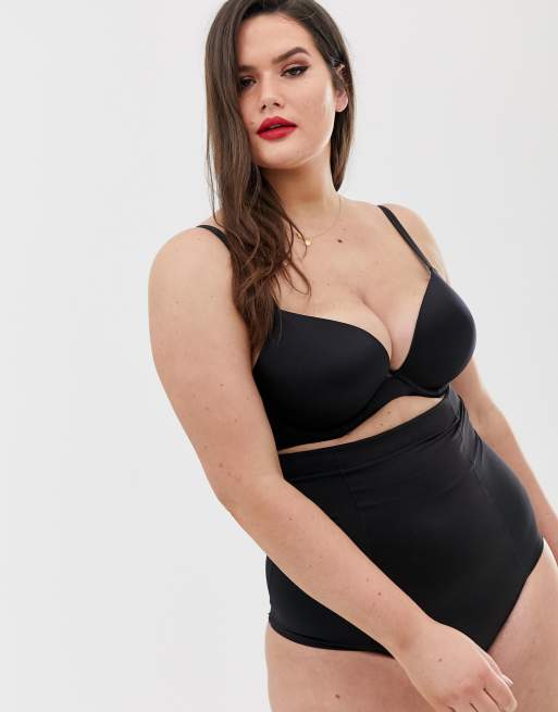City Chic Adore Push Up Bra B E Cup In Black Asos