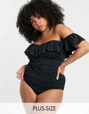 bardot swimsuit plus size